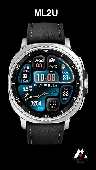 ML2U 358 Watch Face screenshot 3