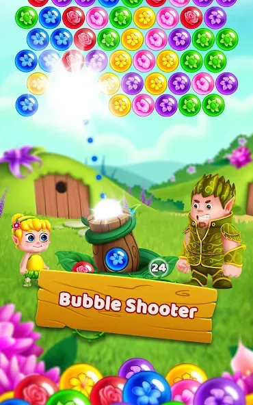Bubble Shooter Flower Blossom screenshot 8