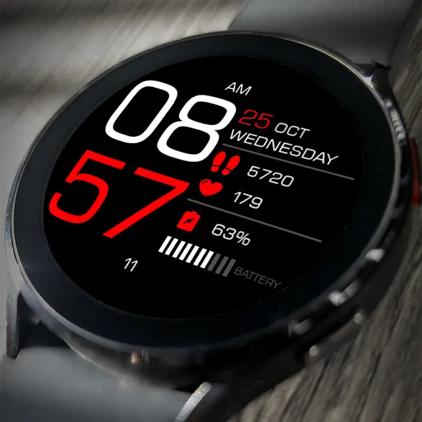 Key094 Simple Watch Face screenshot 1