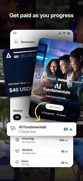 Goodwall - Learn & Earn screenshot 2