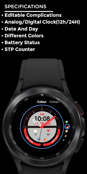 Nighty Hybrid 07 - watch face screenshot 4