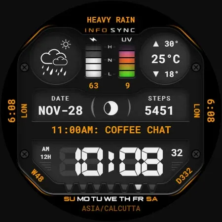 InfoSync Watch Face 134 screenshot 7