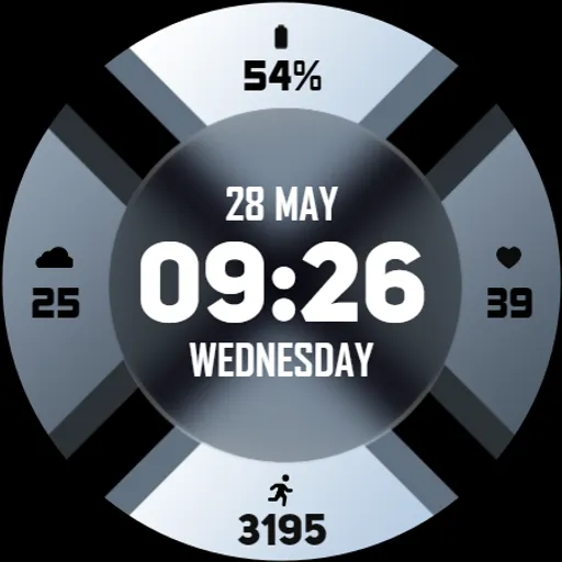Glass Watch Face screenshot 4