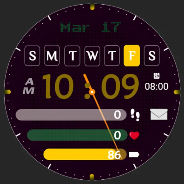Modern Dashboard Watch Face 03 screenshot 26