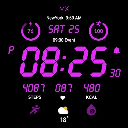 MIMIX Activy Zero Watchface screenshot 28