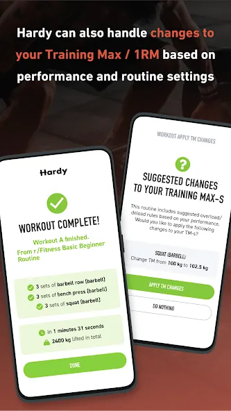 Hardy: smart workout routines screenshot 8