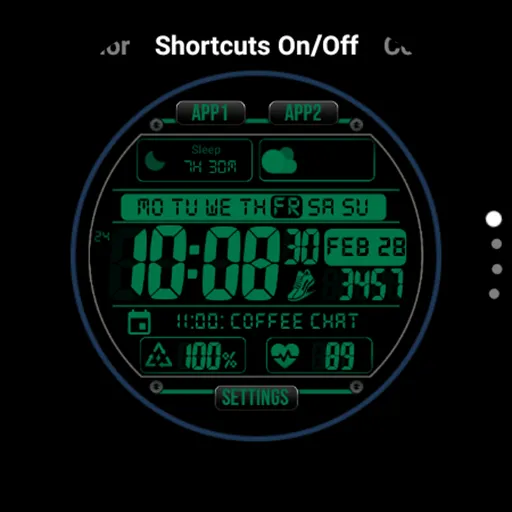 Digital Watch face MB397 screenshot 38