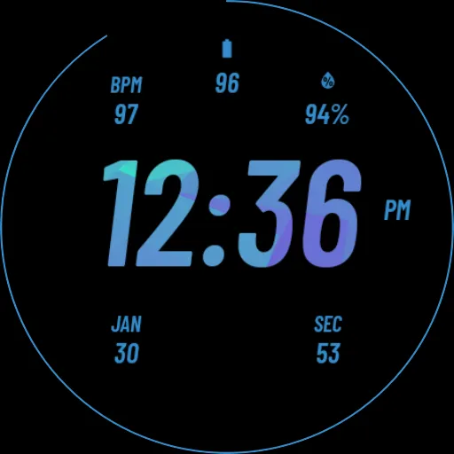 Ocean Sport Watch Face screenshot 5
