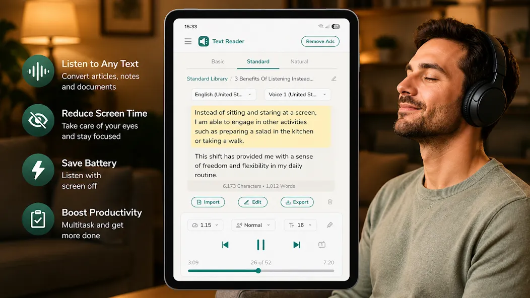 Text Reader: Text to Speech screenshot 8