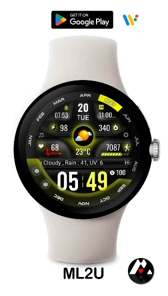 ML2U 230 Watch Face screenshot 4