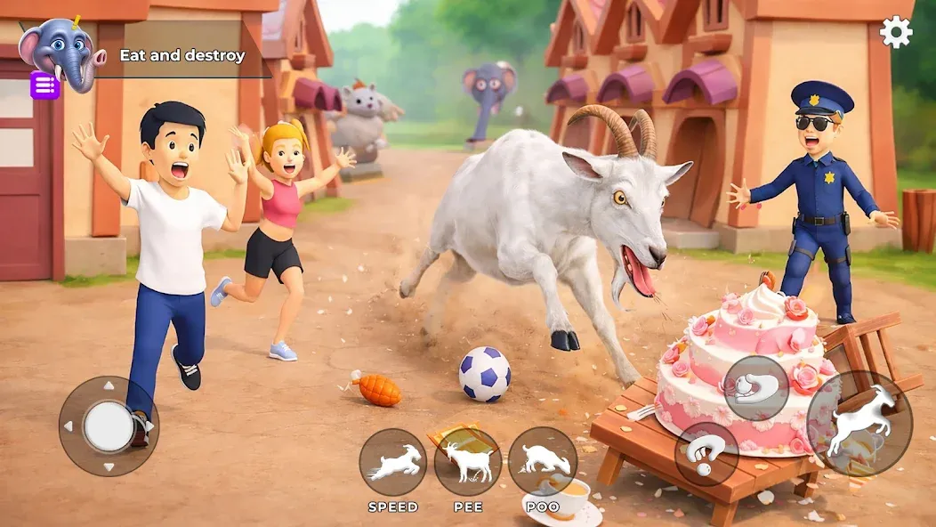 Crazy Goat: Prank Simulator screenshot 5