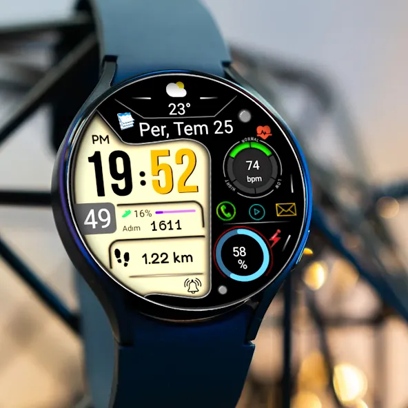 Digital Watchface FSW265 screenshot 2