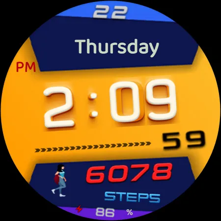 Pars Tuspa Digital Watch Face screenshot 25