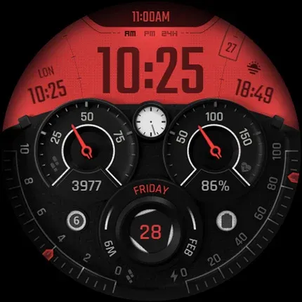 S4U Race2 - digital watch face screenshot 14