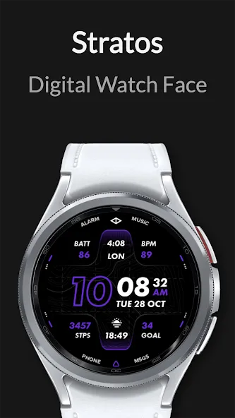 Stratos: Digital Watch Face screenshot 8