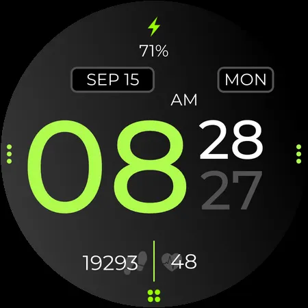Digital Time Watch Face screenshot 11