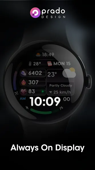 PRADO 70 Digital Watch Face screenshot 6