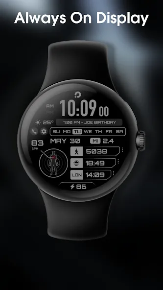 PRADO 33 Cyber Wacth Face screenshot 7