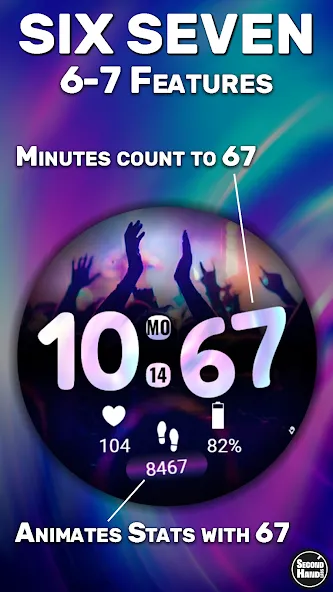SHL Six Seven Watch Face screenshot 2