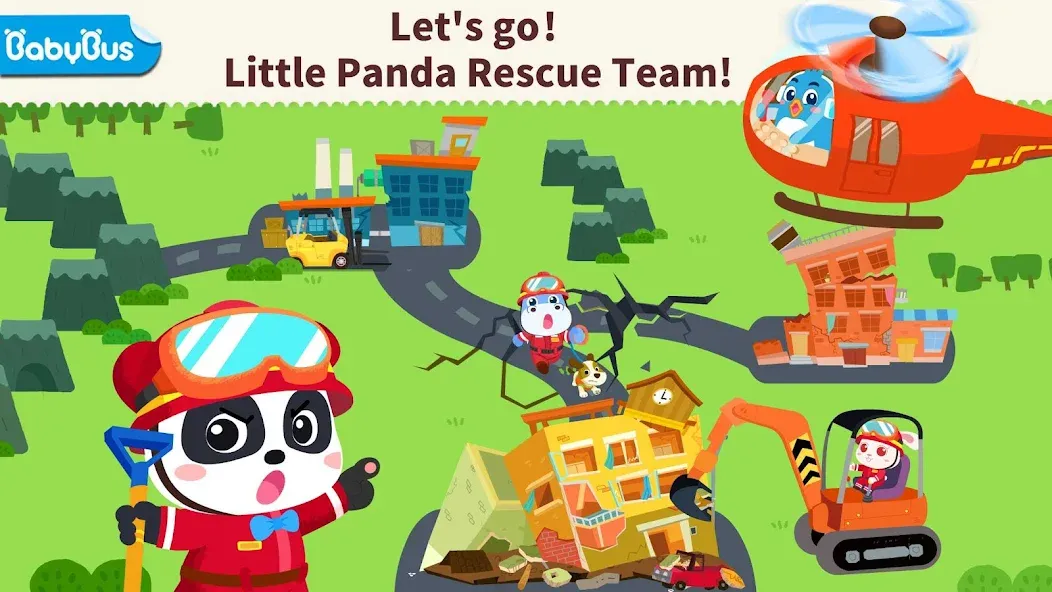 Baby Panda Earthquake Safety 3 screenshot 1