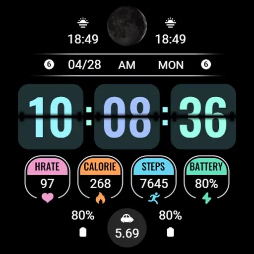 Page Flipping Data ZKin Watch screenshot 8