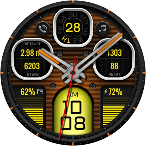 Hybrid TURAKON WS72 Watch face screenshot 17