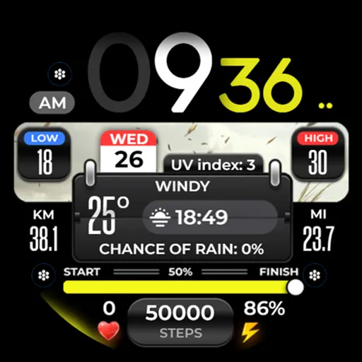 OMG 299 Weather Watch Face screenshot 30