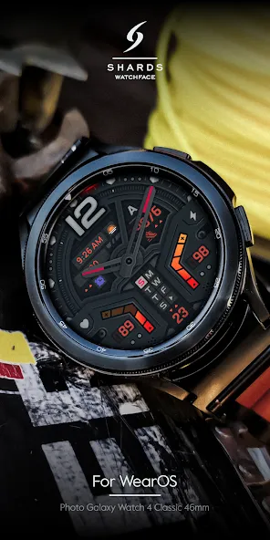 SH068 Watch Face, WearOS watch screenshot 3