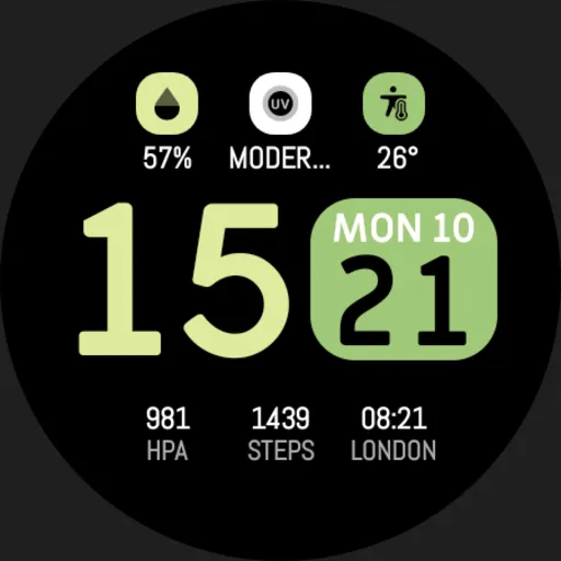 EXD140: Digital Watch Face screenshot 30