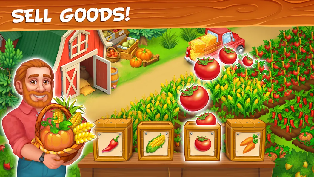 Farm Town: Farming Merge Story screenshot 5