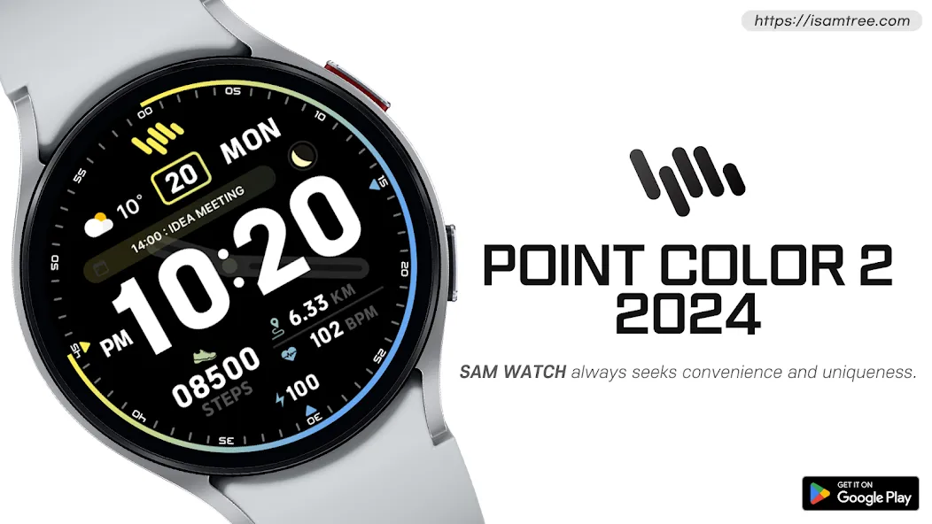 SamWatch PointColor 2 2024 screenshot 1