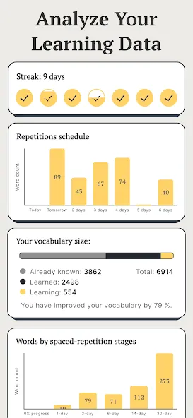 Vocabulary flashcards: Vocabuo screenshot 7