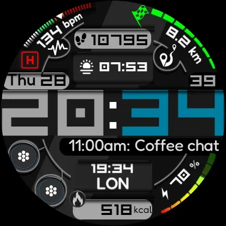 Digital Watch Face CRC079 screenshot 11