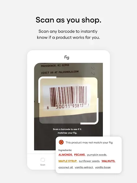 Fig: Food Scanner & Guide screenshot 11