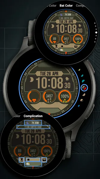 Digital Watch Face MB432 screenshot 6