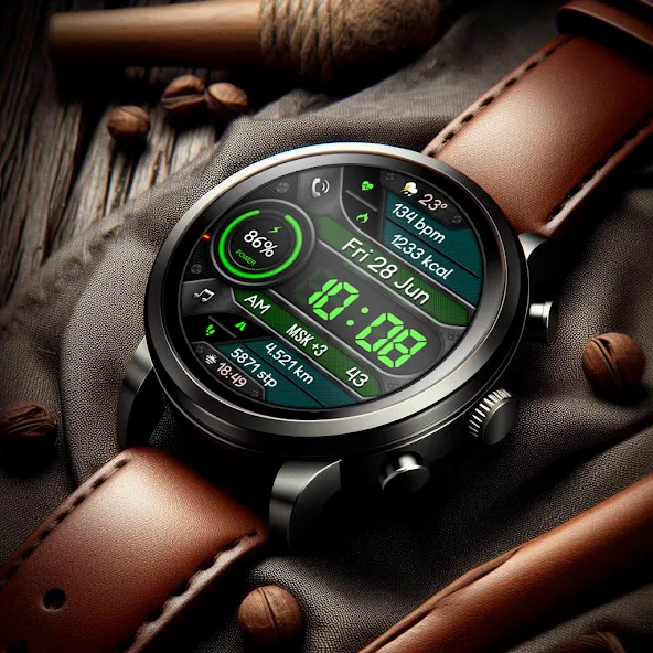 DIGI CORTEX Watch face screenshot 4