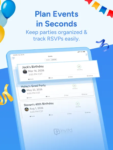 Invitd Invitation Maker & RSVP screenshot 9