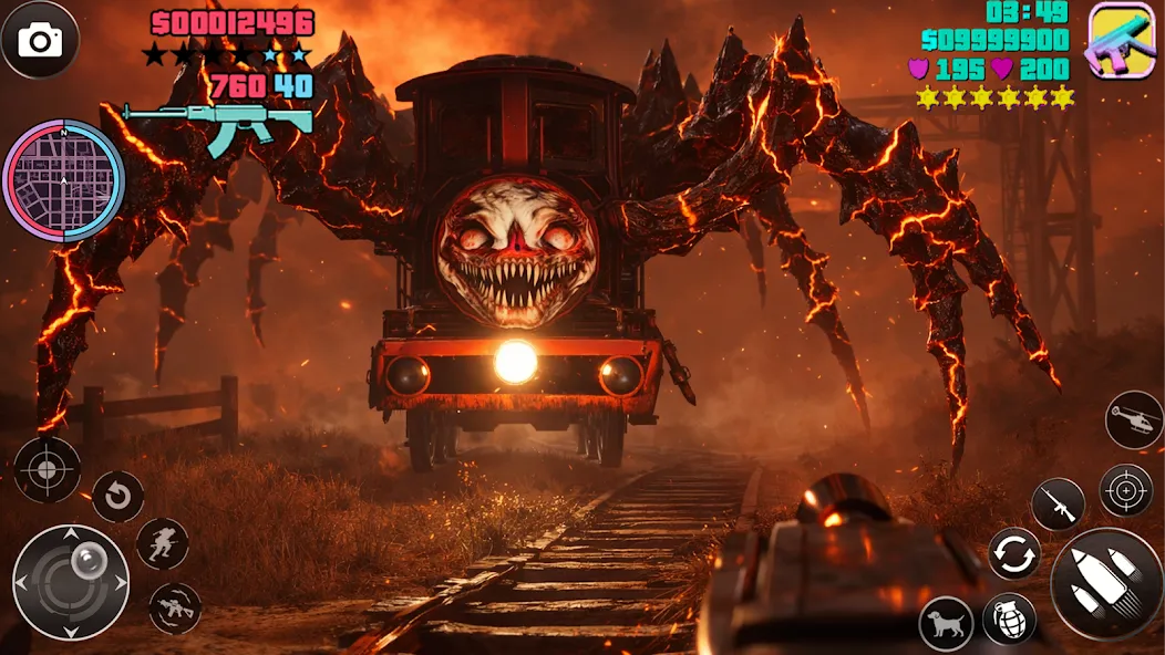 Monster Spider Train Survival screenshot 3