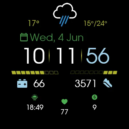 Digital Watchface D7 screenshot 22
