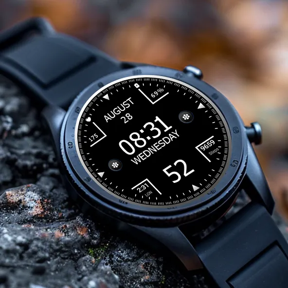 Key WF27 Digital Watch Face screenshot 1