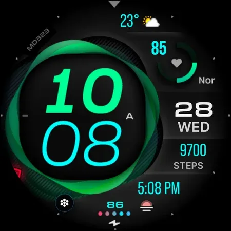 MD323 Modern Digital WatchFace screenshot 11
