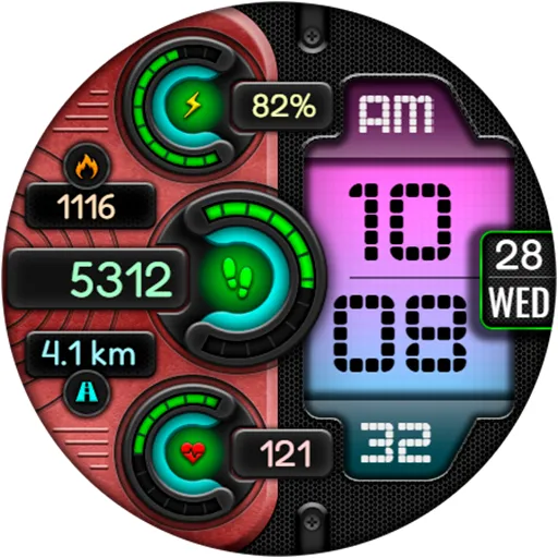 Digital DUBAS URX22 Watch face screenshot 22
