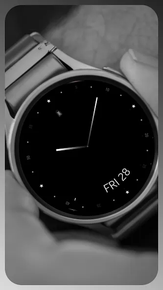 Minimal Black v20 Watch Face screenshot 5
