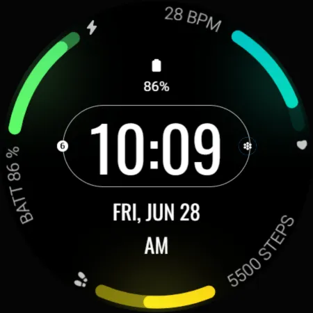 Galaxy Time Pro: Watch face screenshot 7