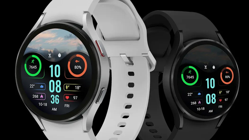ZKin WatchFace Elegant Weather screenshot 2