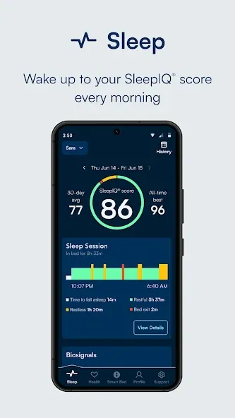 Sleep Number screenshot 2