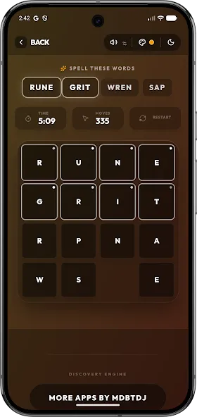 Sliding Words Escape Offline screenshot 14