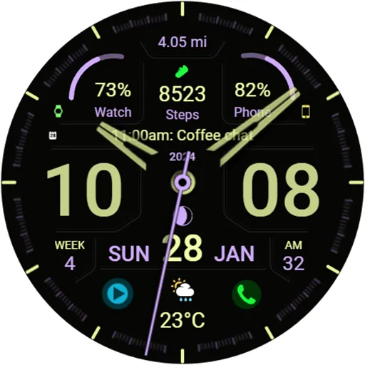 WFP 320 Hybrid watch face screenshot 45