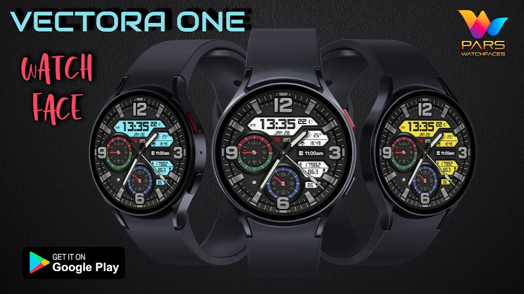 Vectora One Hybrid Watch Face screenshot 2