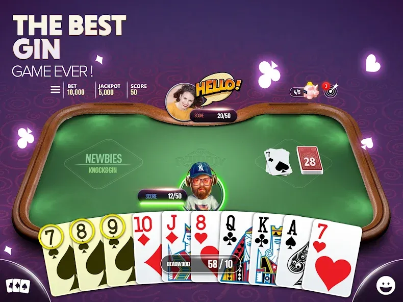 Gin Rummy Extra - Online Rummy screenshot 9